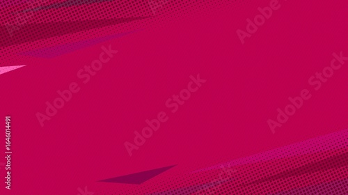 Dynamic Abstract Pop Art Background with Halftone Dots. Retro Design in Vibrant Magenta and Pink Colors. Ideal for Social Media, Gaming, and Bold Branding