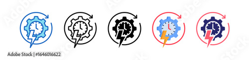 Rapid Multiple Style Icon Set Collection. 