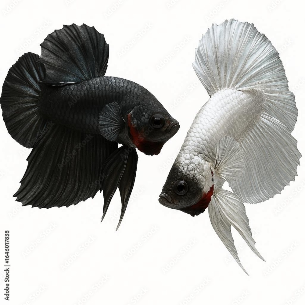 Fototapeta premium Fighting fish (Beta splendes) in water