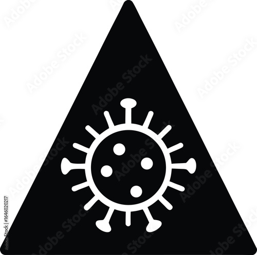 quarantine sign silhouette vector no details min.eps