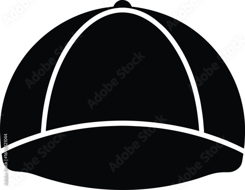 surgical cap silhouette vector no details minima.eps