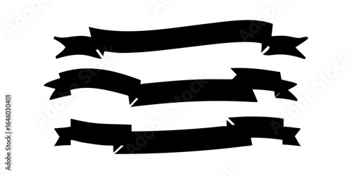 A black Banner with no visible content