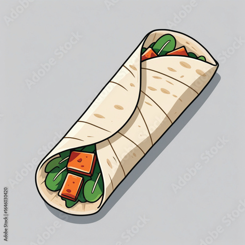 Fast food. Tacos, burritos, pies and kebabs.