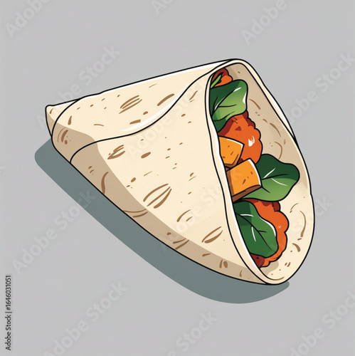 Fast food. Tacos, burritos, pies and kebabs.