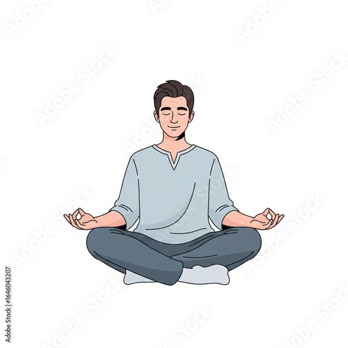 Flat 2D Vector Illustration of People Doing Fitness, Yoga, and Dance Exercises