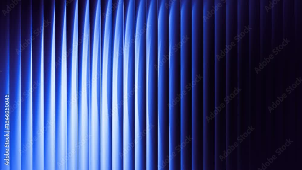 Glass gradient deep blue – Glossy ribbed glass texture, glowing vertical stripes on dark background. Strong modern aesthetic, great for professional presentations, web headers