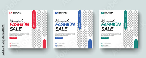 Elegant fashion sale promotion square social media post or web banner ad template. Digital marketing online business promotion, Online banner, advertising, digital post design.