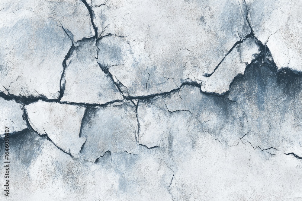 Fototapeta premium Cracked concrete surface texture