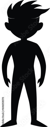 Black silhouette of a saw on white background