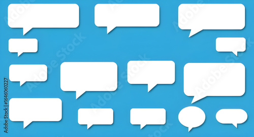 conversation bubbles, message bubbles, chat icon background, speech balloon design, blue comic background, communication bubbles, empty speech bubbles, text bubbles, blank dialogue bubbles, vector spe