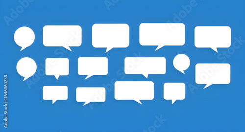 speech bubbles on blue background, blue background chat bubbles, comic speech bubbles, dialogue bubbles, conversation bubbles, message bubbles, chat icon background, speech balloon design, blue comic 