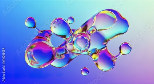 Holographic Liquid Shapes Background