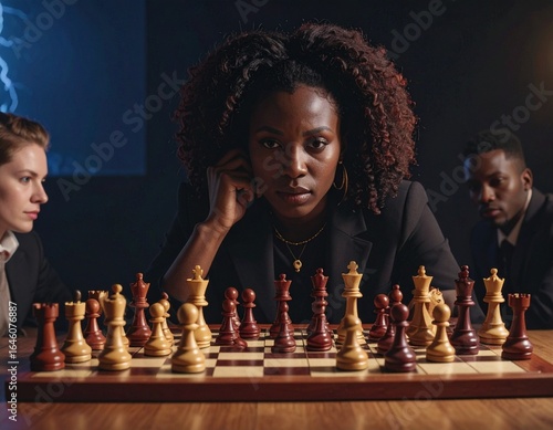 woman and chess