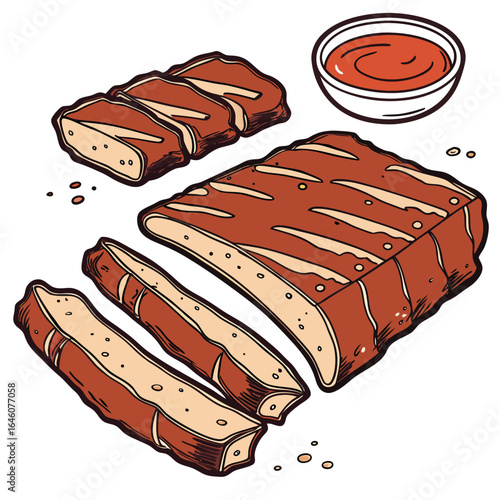 Delicious Grilled Tofu Steaks with BBQ Sauce