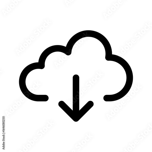 Cloud download icon