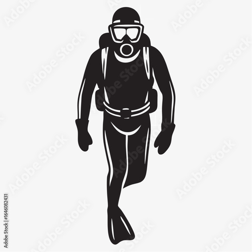 Dive into adventure with this scuba diver, explore ocean depths, underwater exploration and marine life discovery