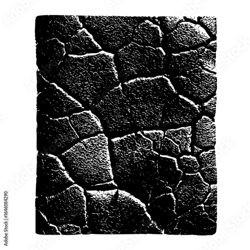 Black rock texture background vector illustration for graphic design and web design projects with grunge style