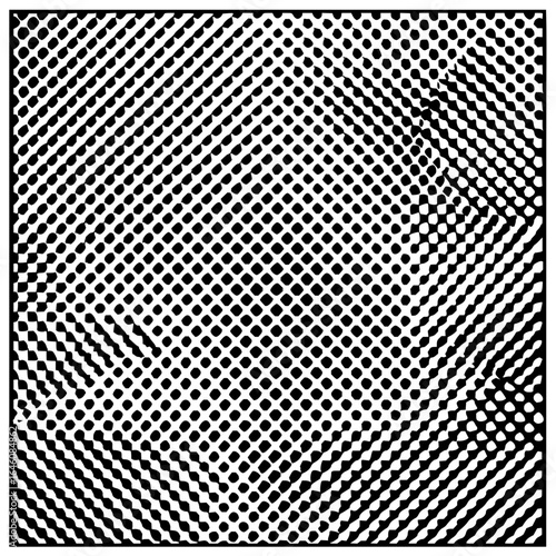 Abstract halftone pattern design vector illustration for graphic and web design projects one hundred