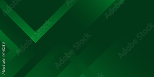 Dynamic fluid green geometric with rectangular box lines gradient background. Vector illustration