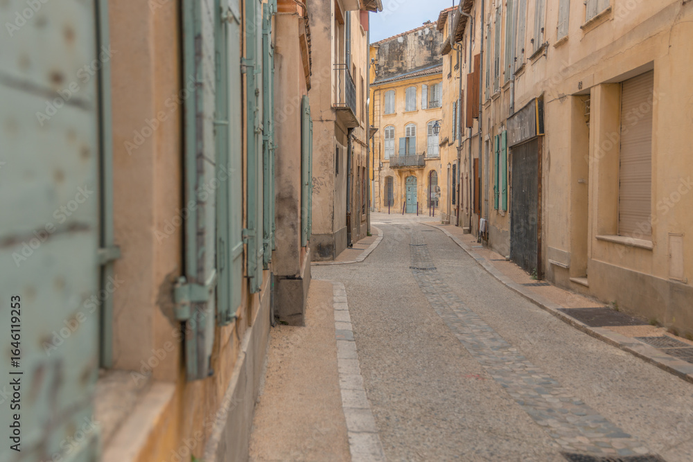 Fototapeta premium Tarascon Provence france pastel streets