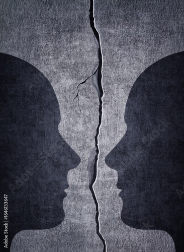 Duality and Division Two Silhouettes Divided