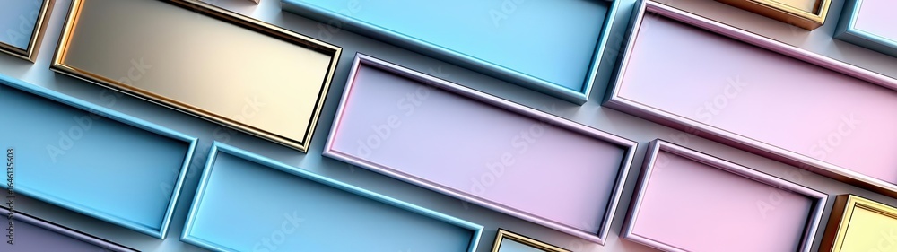 Fototapeta premium Colorful Abstract Background with Geometric Shapes and Gradients