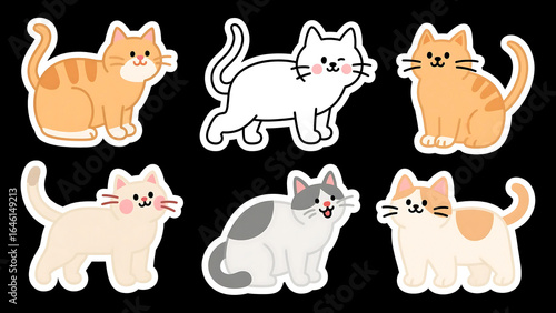 set of cat clipart