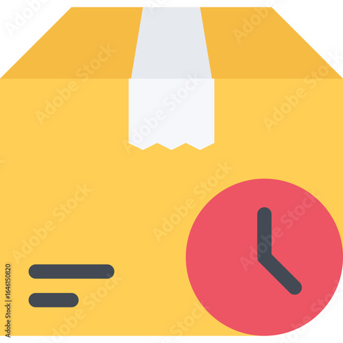 Package delivery timer icon