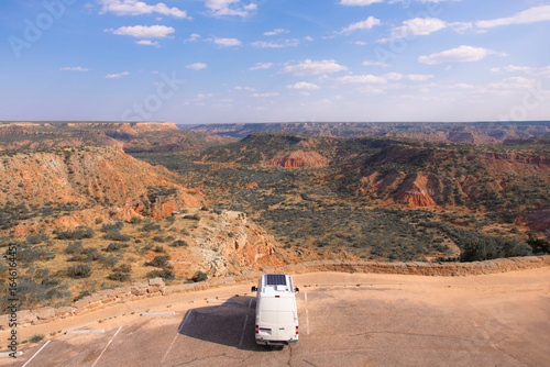 Palo Duro Canyon View from Van Life Camper