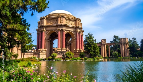 Palace of Fine Arts, sunny day
