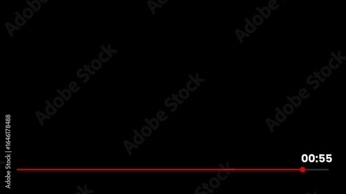 Wallpaper Mural A simple 1-minute video featuring a black screen with a smooth, minimal loading bar animation at the center. The progress bar gradually fills from 0% to 100%, symbolizing buffering or loading. Torontodigital.ca