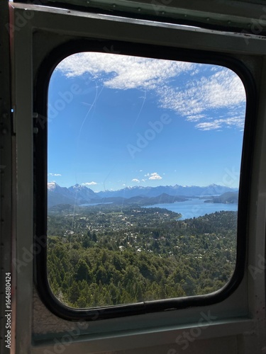 beautiful scenic views, landscapes, mountains and lakes in Bariloche, Rio Negro, Patagonia Argentina