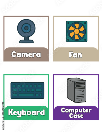 Computer Parts Clipart Bundle