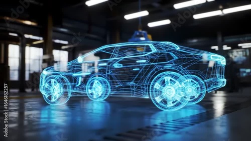 Car Design Blueprint in Automotive Industry