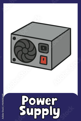 Power Supply Flash Card 2in 3in