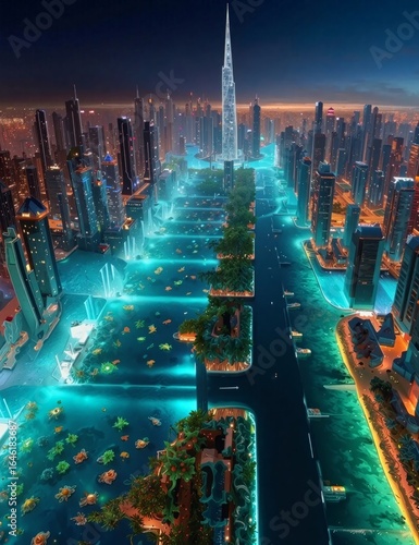 A mesmerizing double exposure aerial photograph an