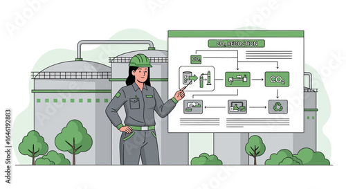 Carbon Capture Diagram Explained By Engineer At The Plant Site