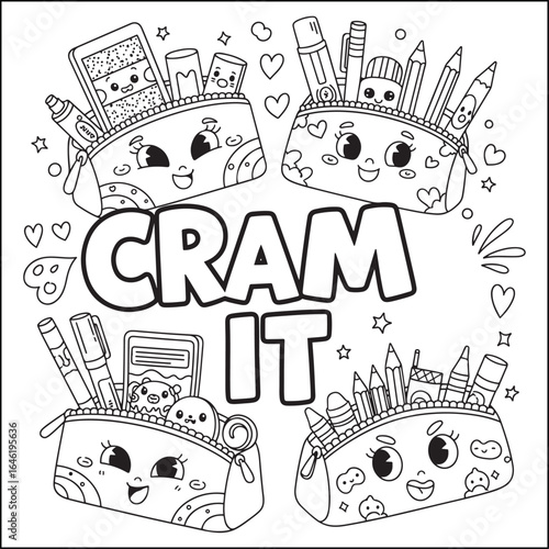 Bold and easy swear word coloring pages for adults.