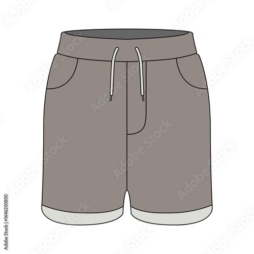 Comfortable casual shorts design with drawstring and pockets, perfect for summer activities and leisure, versatile for any occasion