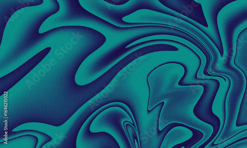liqufy liquid grainy gradient background.Abstract teal and purple swirling marble texture background