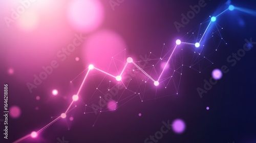 Abstract growth chart