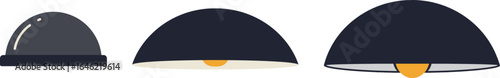 Aesthetic progression of lighting fixtures: a minimalist illustration series