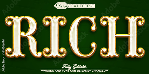  Luxurious Elegant Rich Vector Fully Editable Smart Object Text Effect