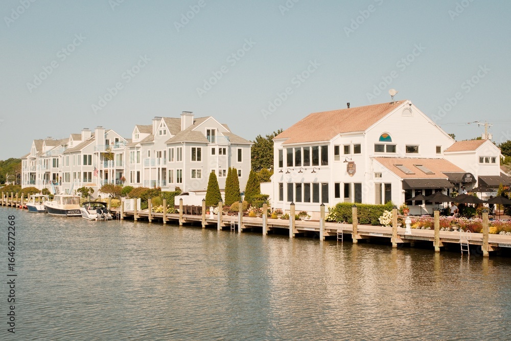 Obraz premium The Mystic River in Mystic, Connecticut