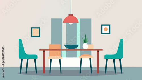 Minimalist Dining Room Table Chairs Interior Home Design