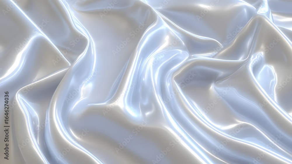 Obraz premium Light reflecting off of a flowing fabric.