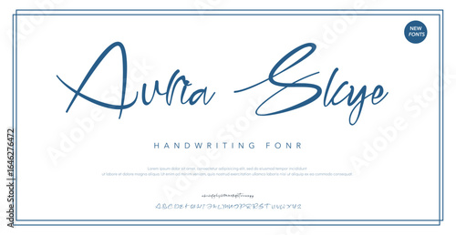 Best Alphabet Summer Vacation Amazing Script Signature Logotype Font lettering handwritten