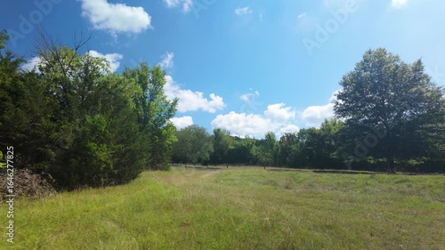 Open field at Fellows Lake in Springfield MO