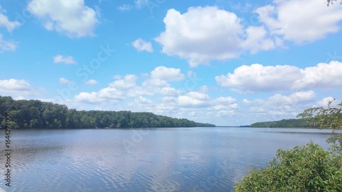 Fellows Lake on a Partly Cloudy day