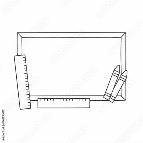 Musical instruments and notes in line art for International Music Day  